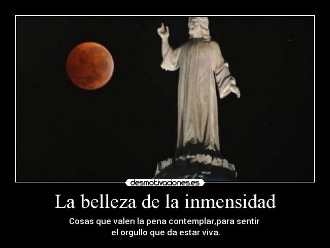 La belleza de la inmensidad - 