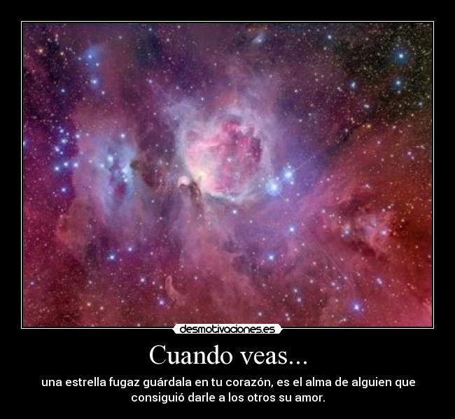 Cuando veas... -