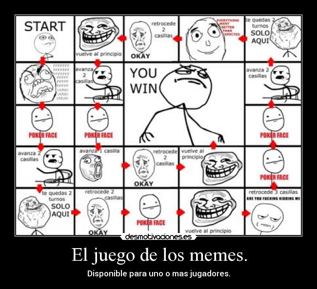 El juego de los memes. - Disponible para uno o mas jugadores.