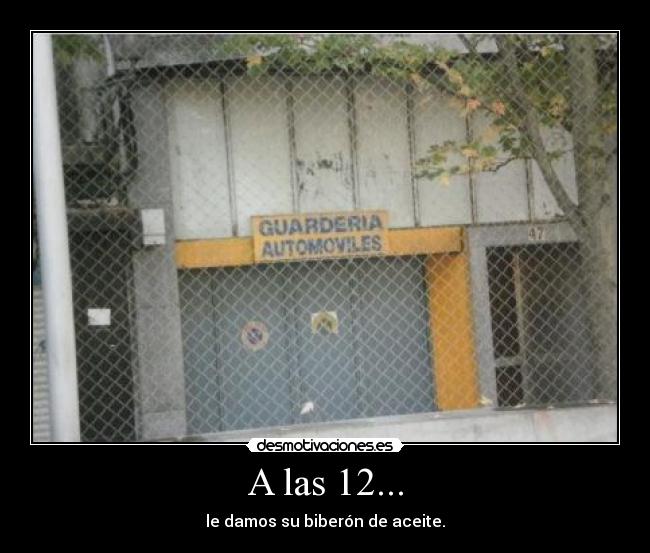 A las 12... -