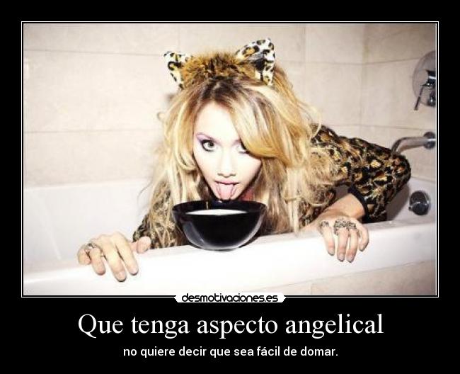 Que tenga aspecto angelical -