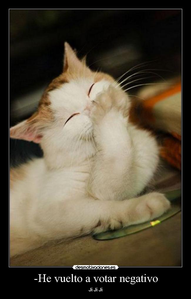 -He vuelto a votar negativo - Ji Ji Ji