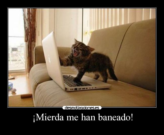 ¡Mierda me han baneado! - 