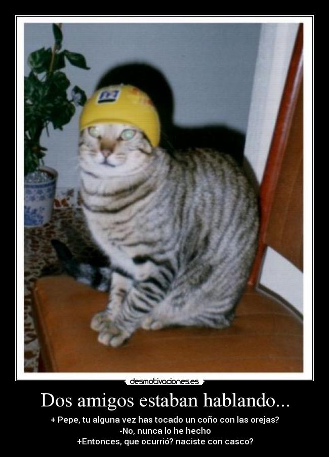 Dos amigos estaban hablando... - 