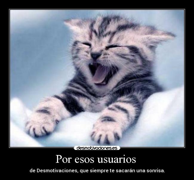 Por esos usuarios  - 