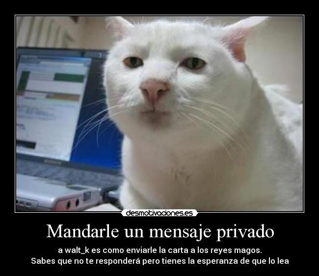Mandarle un mensaje privado -