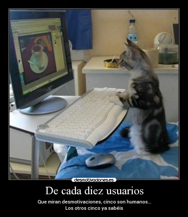 De cada diez usuarios -