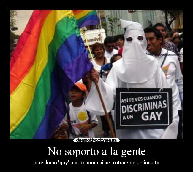 No soporto a la gente - 