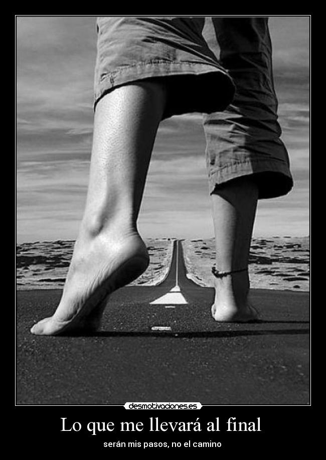 Lo que me llevará al final -