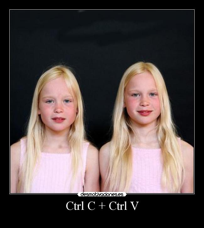 carteles gemelosgemelascontrolcvctrl desmotivaciones