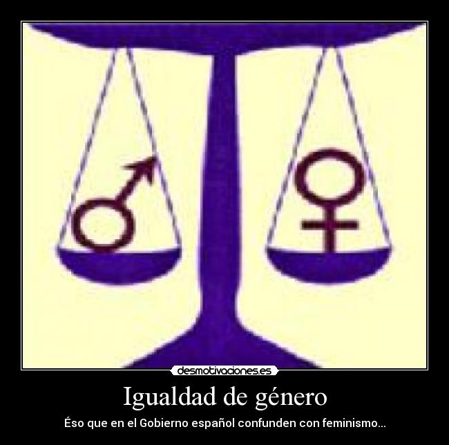 Resultado de imagen de por la igualdad de genero