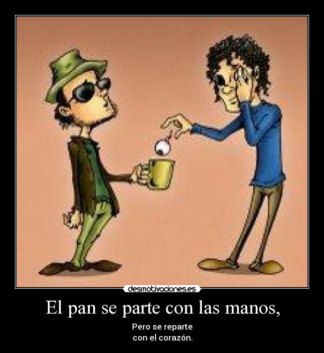 carteles generosida pan ciego desmotivaciones