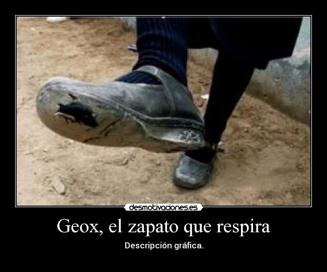 Geox, el zapato que respira -