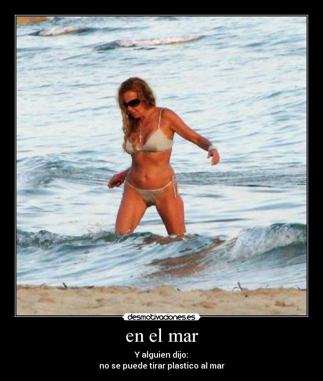 en el mar -