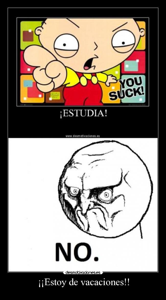¡¡Estoy de vacaciones!! -