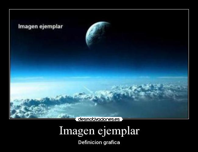 Imagen ejemplar - Definicion grafica