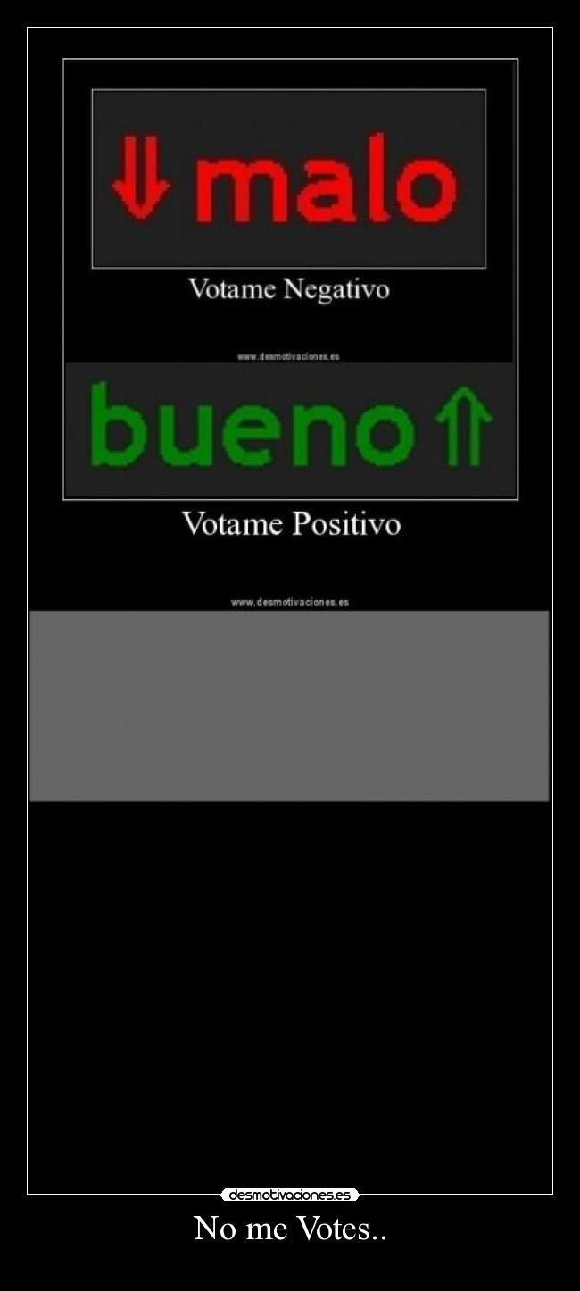 No me Votes.. -