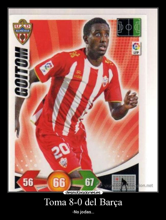 Toma 8-0 del Barça -