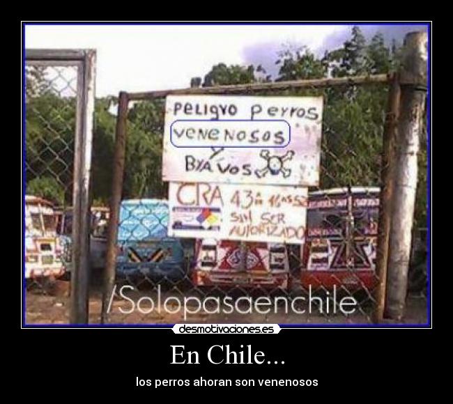 En Chile... -