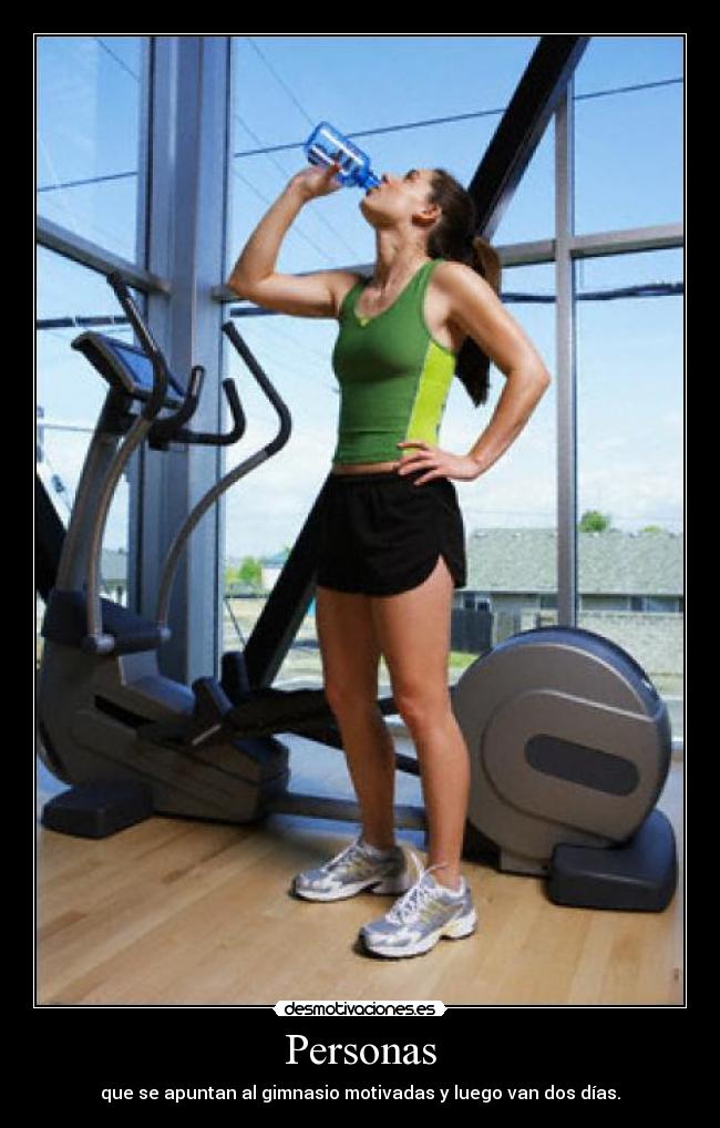 carteles gym desmotivaciones