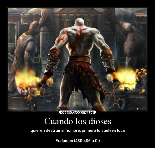 Cuando los dioses -