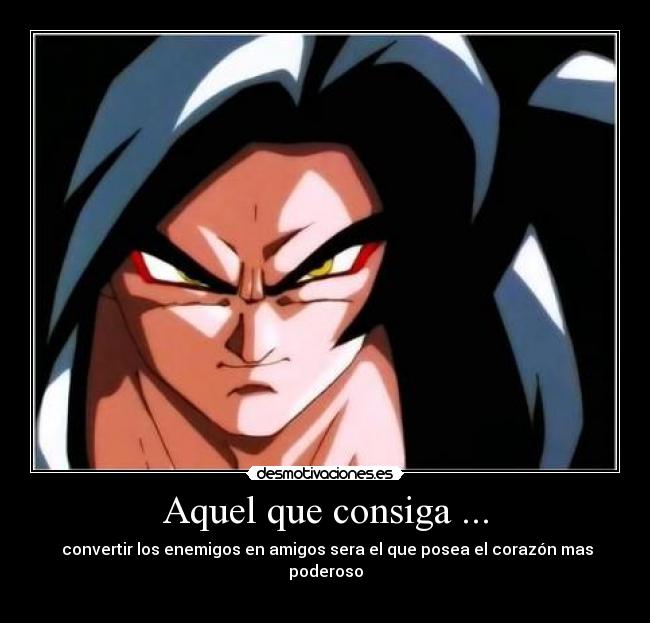 carteles goku enemigos desmotivaciones