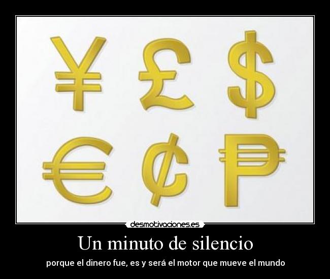 Un minuto de silencio -