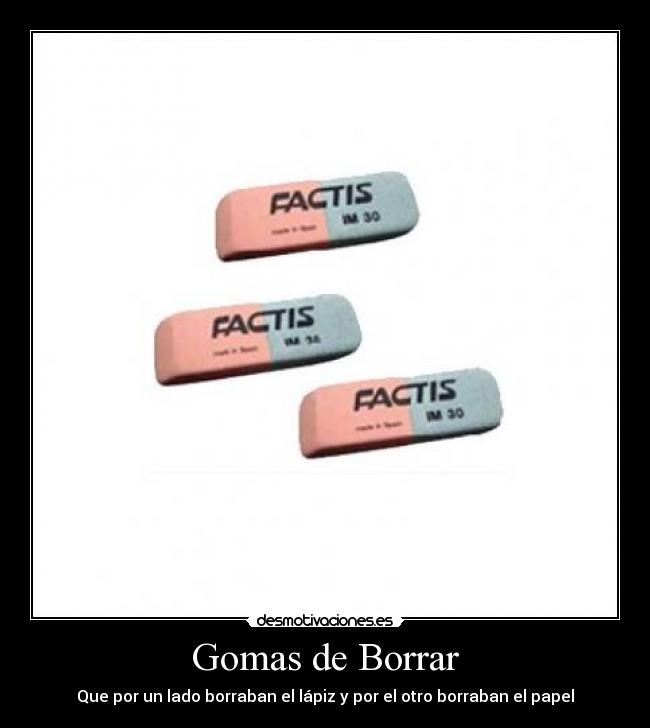 Gomas de Borrar -