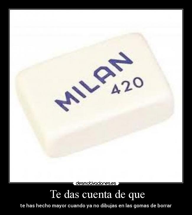  Te das cuenta de que - 