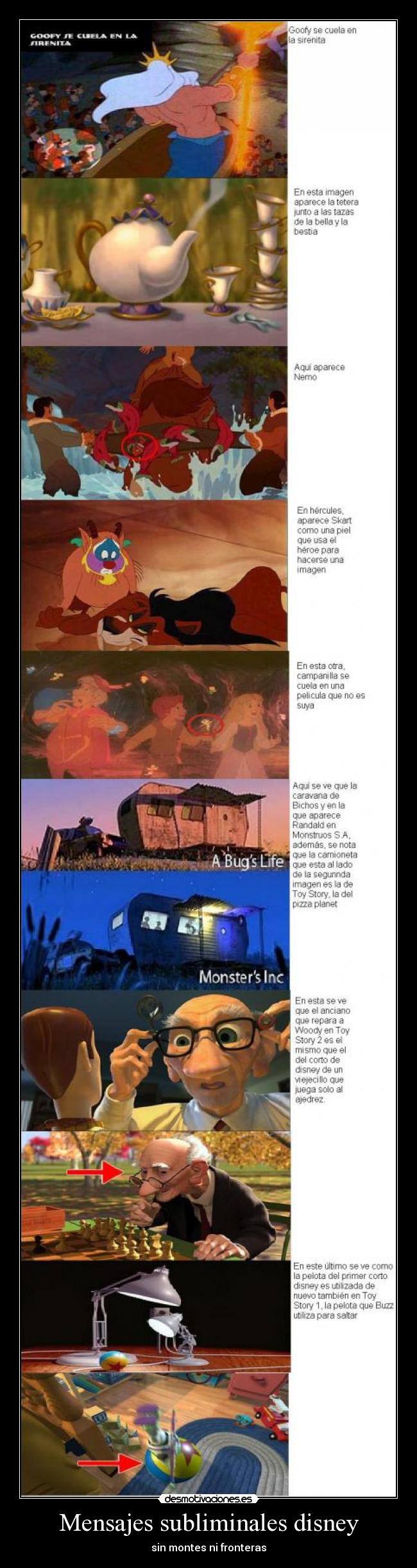 Mensajes subliminales disney -