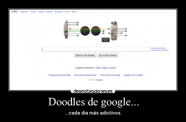 Doodles de google... - ...cada dia más adictivos.