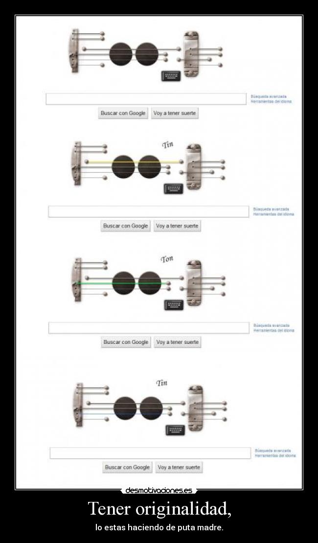 Tener originalidad, - 
