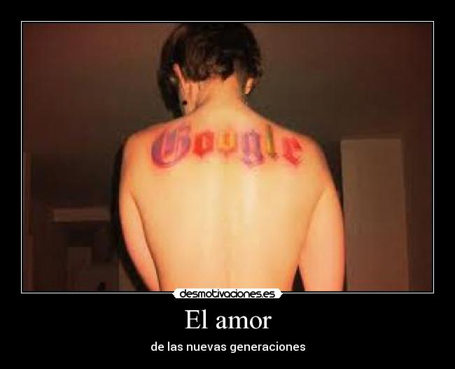 El amor - de las nuevas generaciones