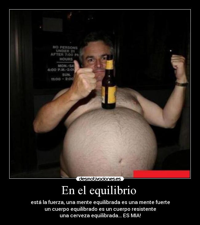 En el equilibrio -