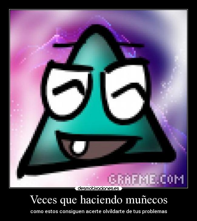 Veces que haciendo muñecos - como estos consiguen acerte olvildarte de tus problemas