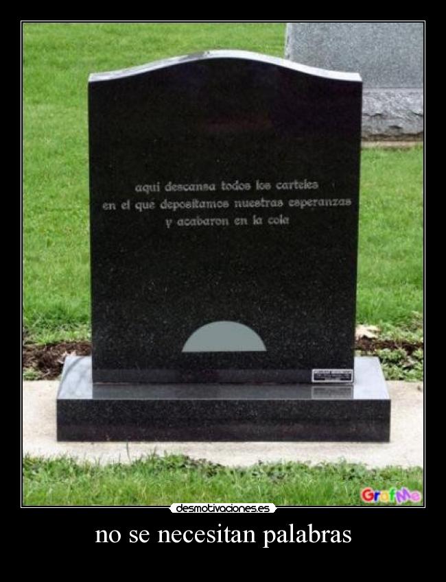 no se necesitan palabras -