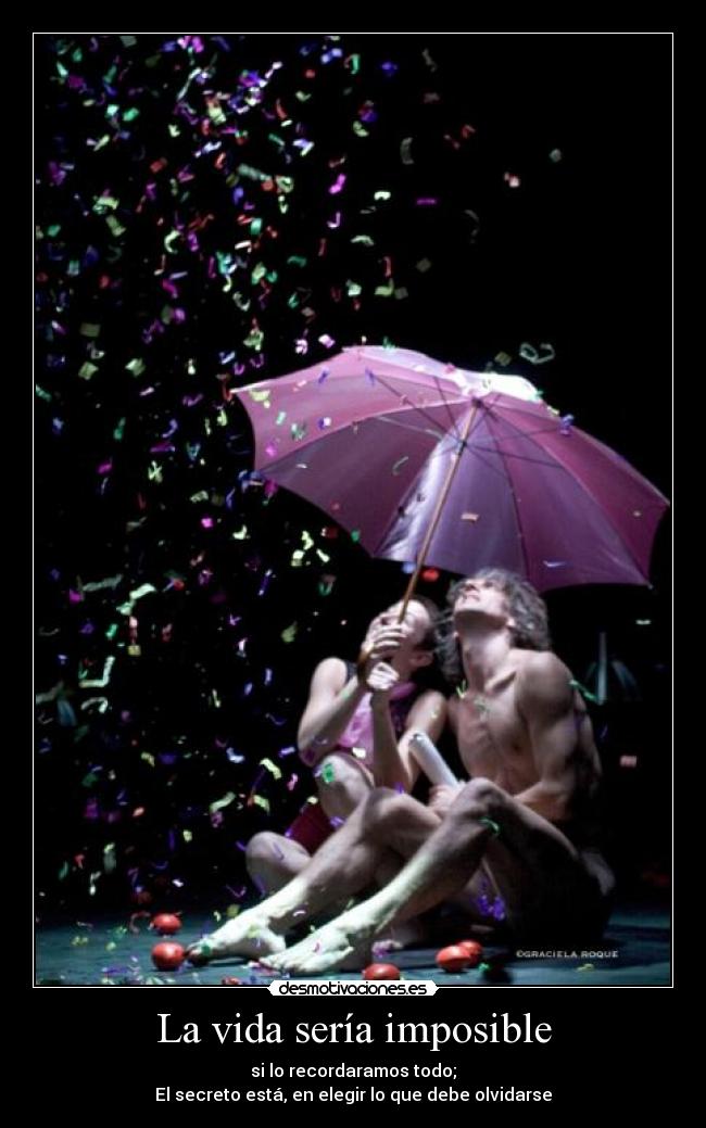 carteles vida imposible olvidar desmotivaciones