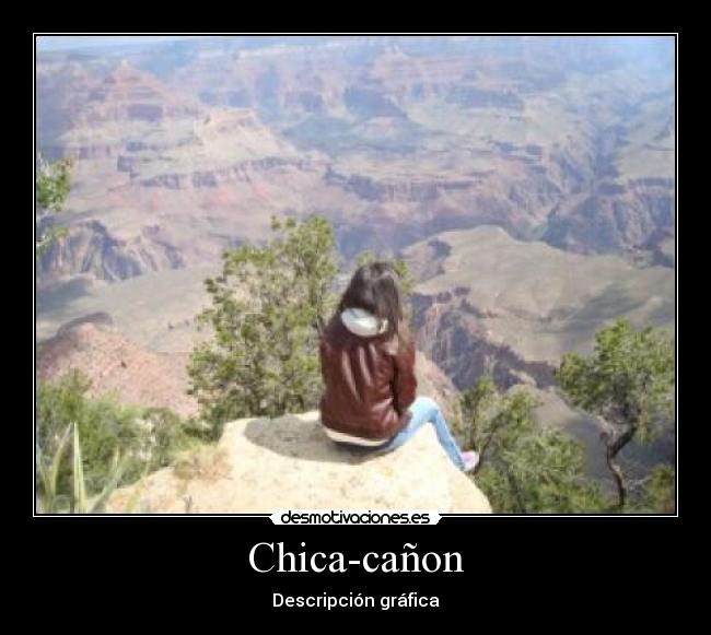 Chica-cañon -