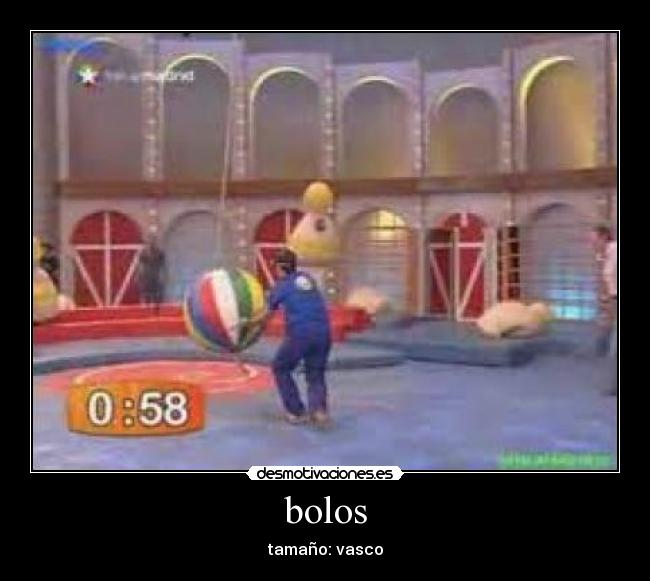 bolos - tamaño: vasco