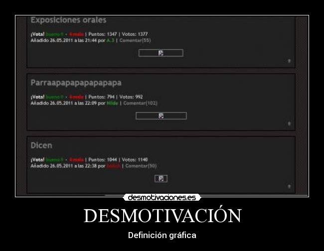 DESMOTIVACIÓN -