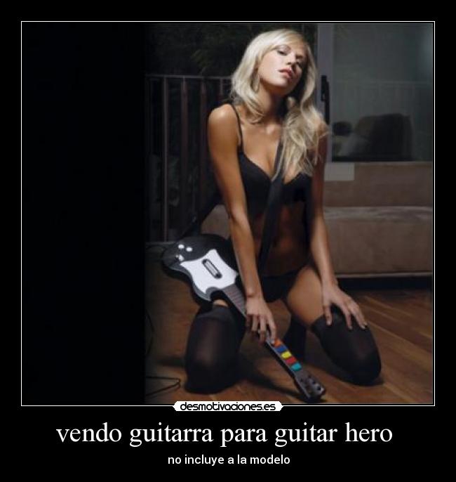 vendo guitarra para guitar hero - no incluye a la modelo