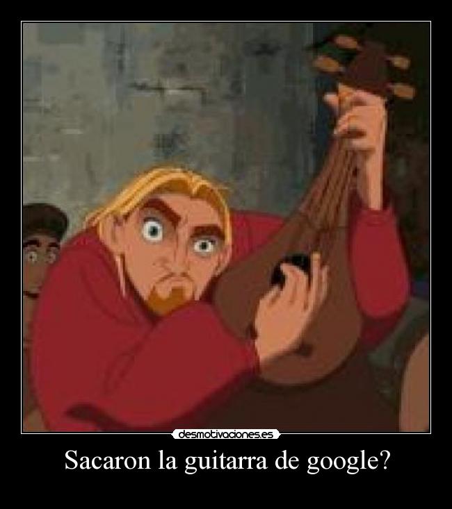 Sacaron la guitarra de google? - 