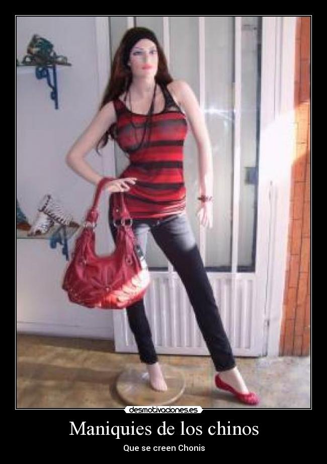Maniquies de los chinos -