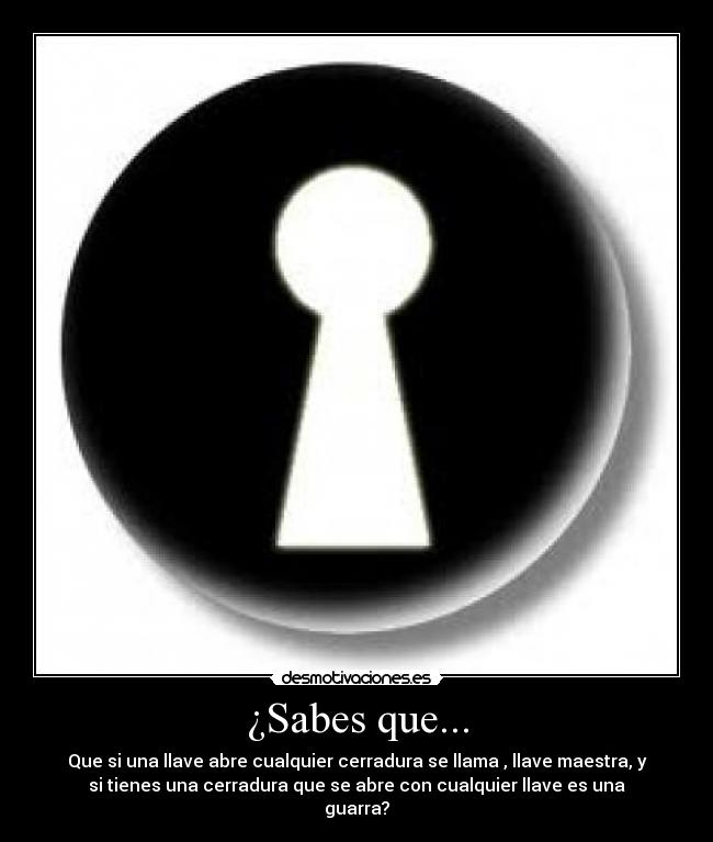 ¿Sabes que... - 
