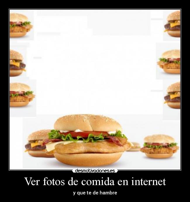 Ver fotos de comida en internet - 