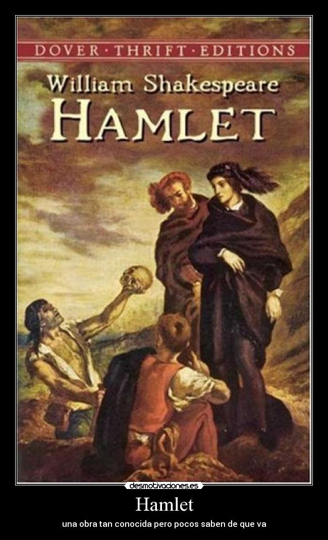 carteles hamlet sakespeare desmotivaciones