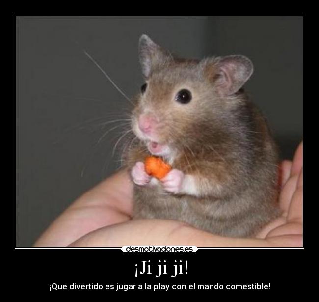 ¡Ji ji ji! - ¡Que divertido es jugar a la play con el mando comestible!