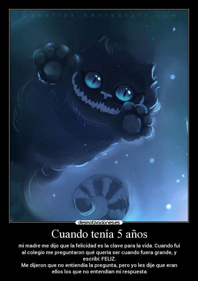 Cuando tenía 5 años - 