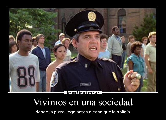 Vivimos en una sociedad -