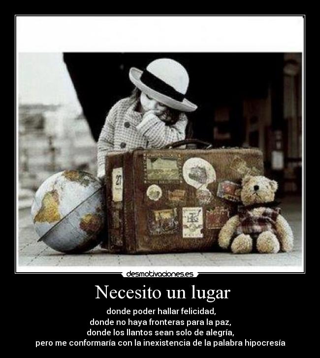  Necesito un lugar - 